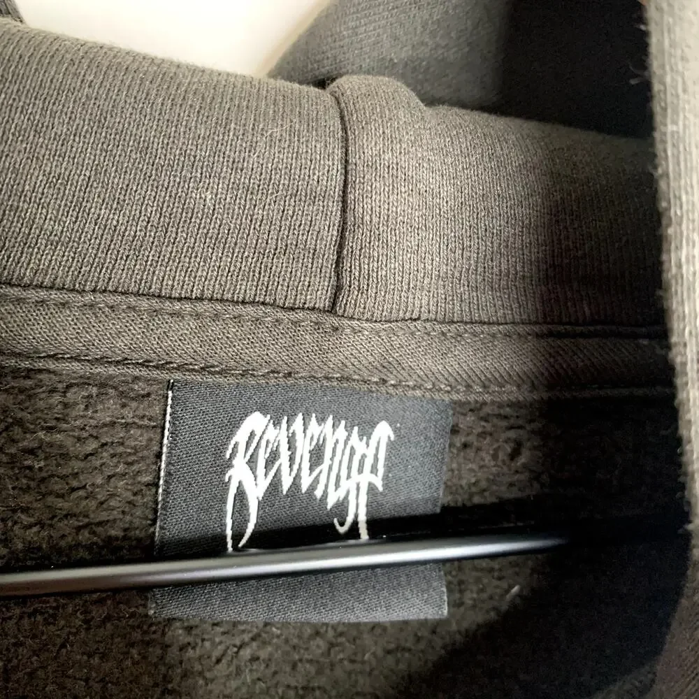 Revenge x Diablo 4 Hoodie Men’s Medium Made In The USA Black Graphic